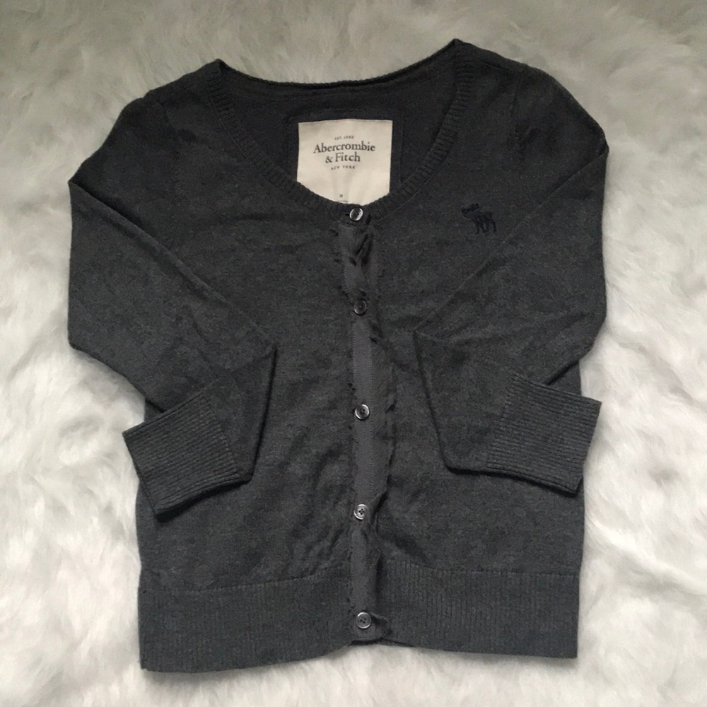Gray Abercrombie and Finch Cardigan